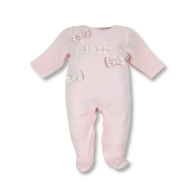 Babygrow de algodão cardado