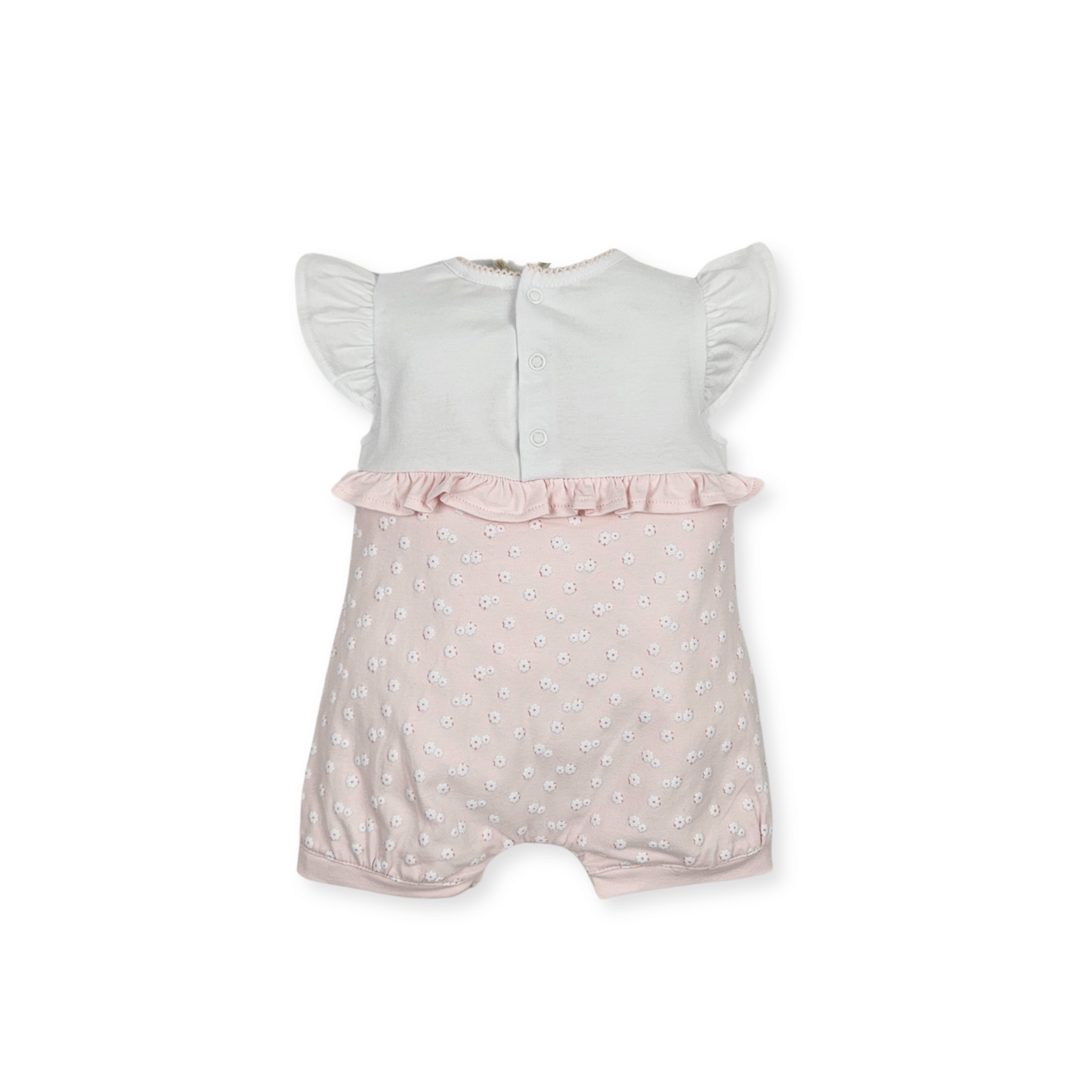 Babygrow curto de algodão