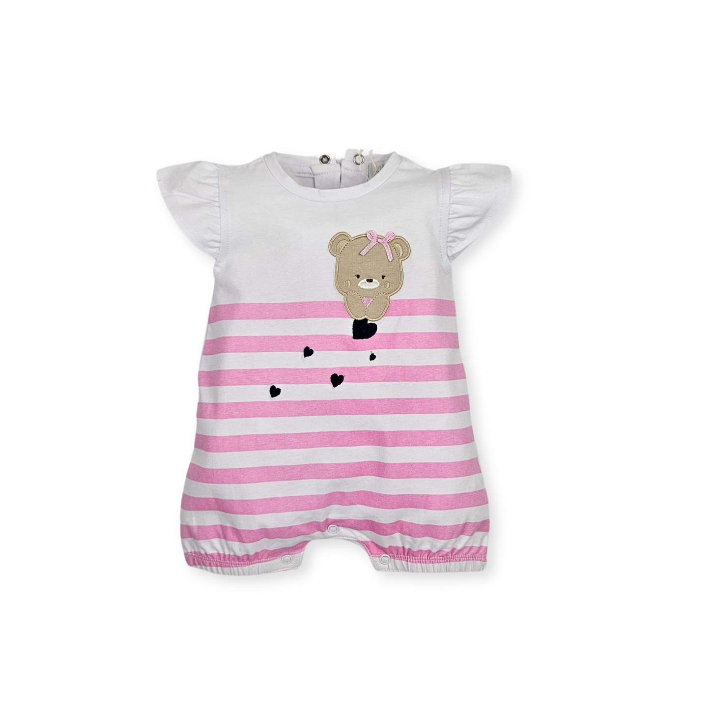 Babygrow curto de algodão