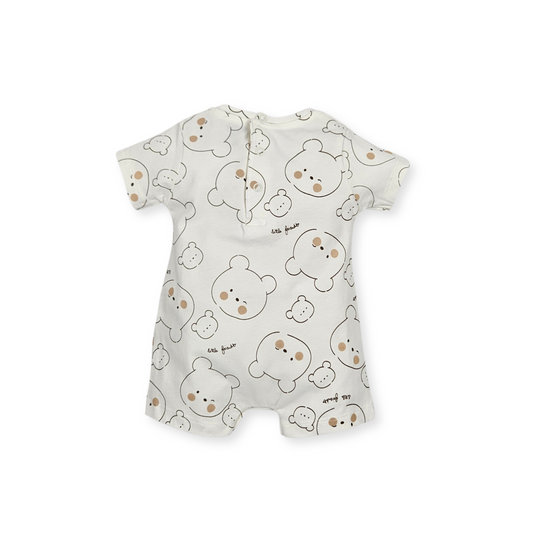 Babygrow curto de algodão