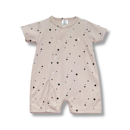 Babygrow curto de algodão